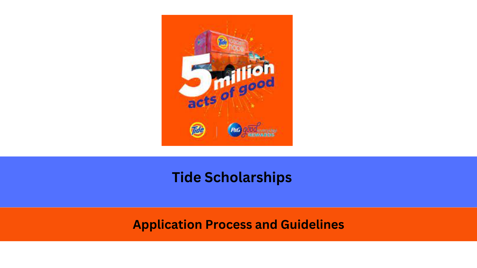 Tide scholarships