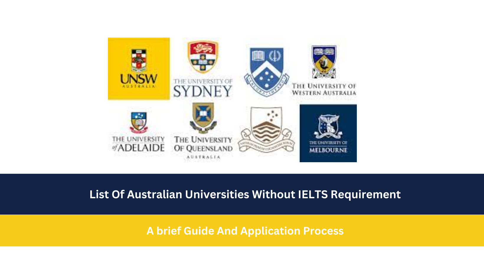 List Of Australian Universities Without IELTS Requirement